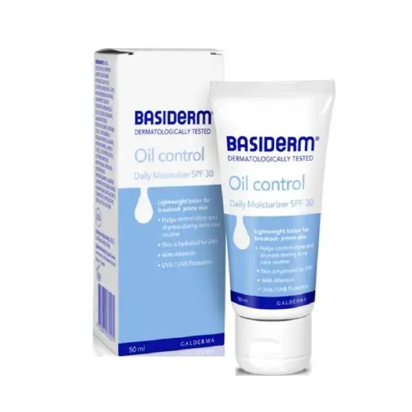 Basiderm Oil Control Daily Moisturizer SPF 30, 50 ml