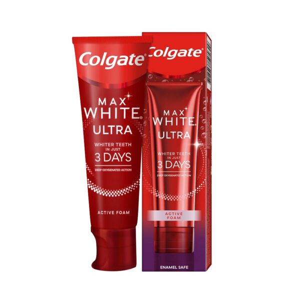 Colgate Max White Ultra Active Foam Tandkräm 75 ml