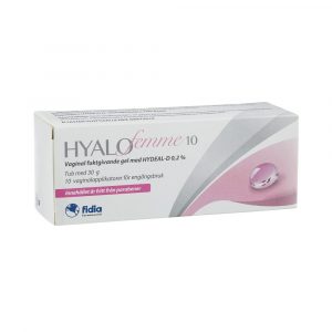 HYALO femme 10 vaginal fuktgivande gel med HYDEAL-D 0,2% 30 g