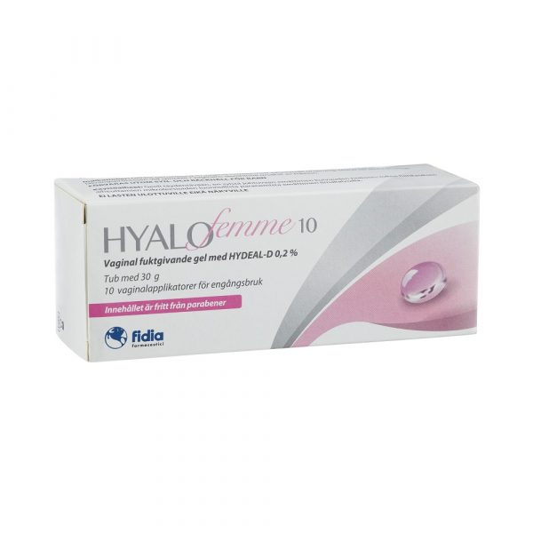HYALO femme 10 vaginal fuktgivande gel med HYDEAL-D 0,2% 30 g