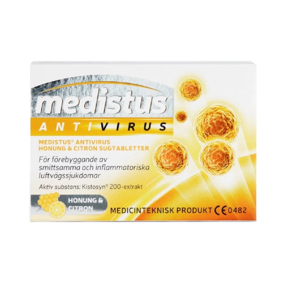 Medistus AntiVirus Honung och citron sugtabletter 10 st