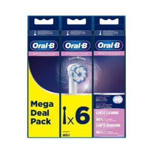 Oral-B Sensitive Clean refillborsthuvuden 6 st