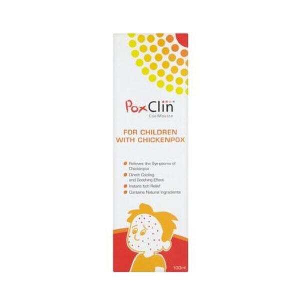 PoxClin CoolMousse for Children With Chickenpox 100 ml