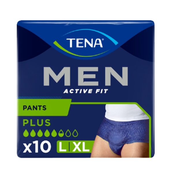 TENA Men Active Fit Pants Plus Absorberande engångsunderkläder L/XL 10 st