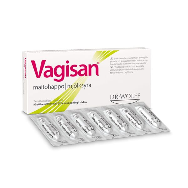 Vagisan mjölksyra 7 vagitorier