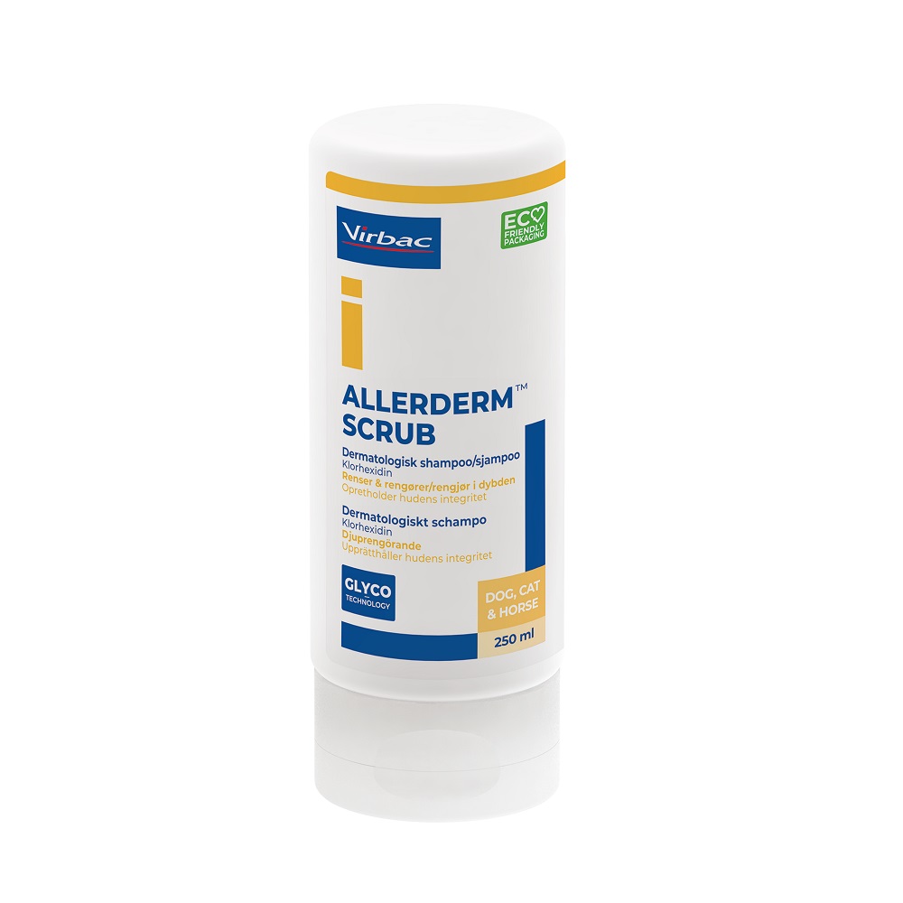 Virbac Allerderm Scrub Schampo 250 ml