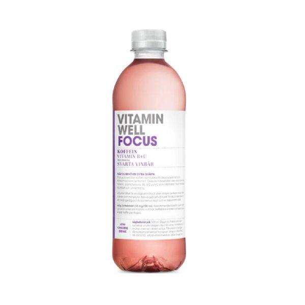Vitamin Well Focus Svarta Vinbär 500 ml