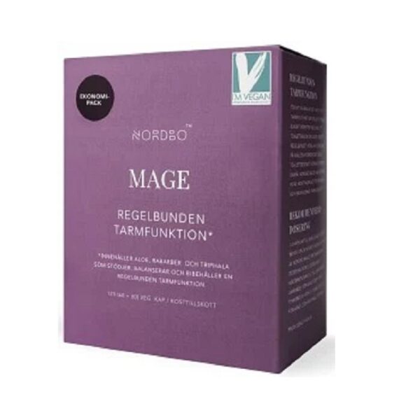 Nordbo Mage 120 kapslar