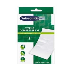 SalvequickMED STERILE COMPERSSES XL 5 pcs