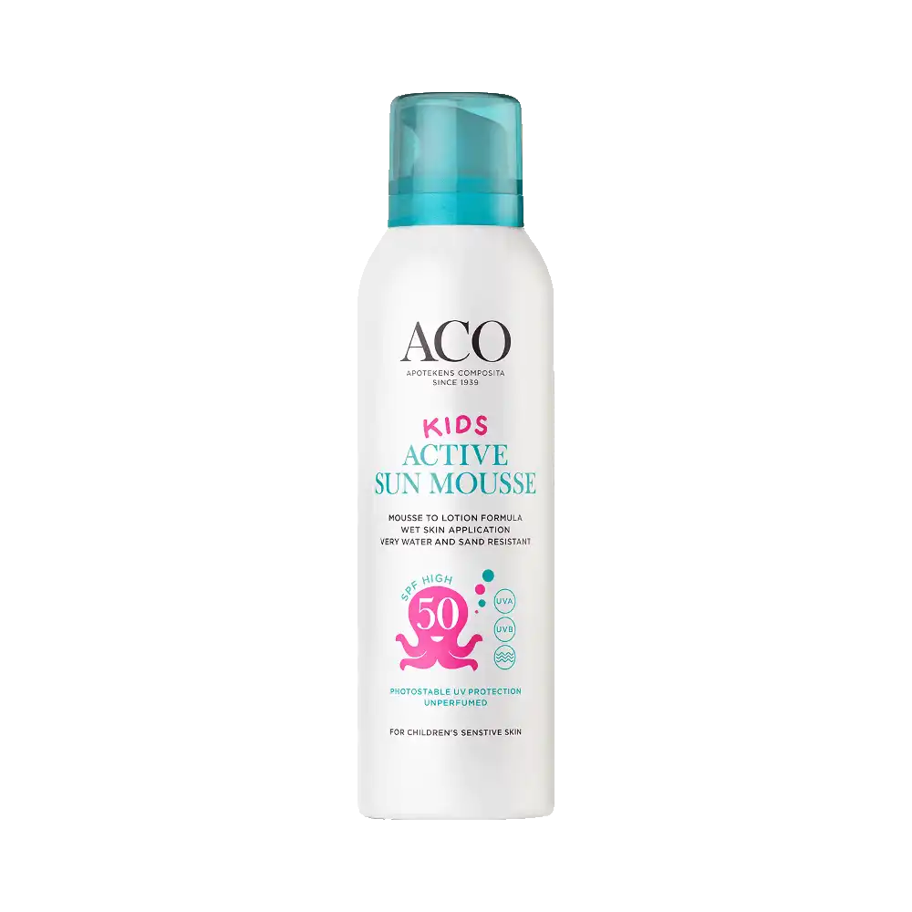 ACO Sun Kids Active Mousse SPF 50, 150 ml