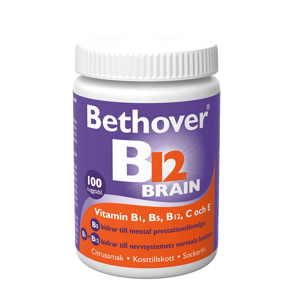 Bethover B12 Brain 100 tuggtabletter