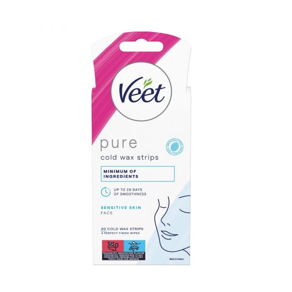 Veet Pure Wax Strips Ansikte Känslig Hud 20 st