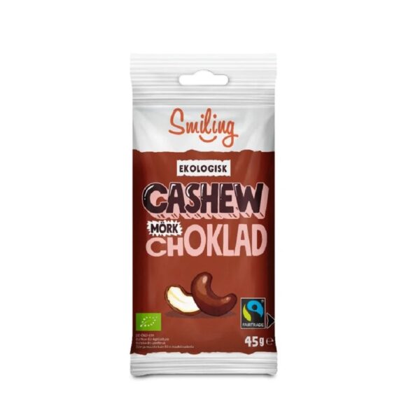 Smiling Cashew Mörk Choklad 45 g