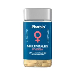 Pharbio multivitamin kvinna 120 tabletter