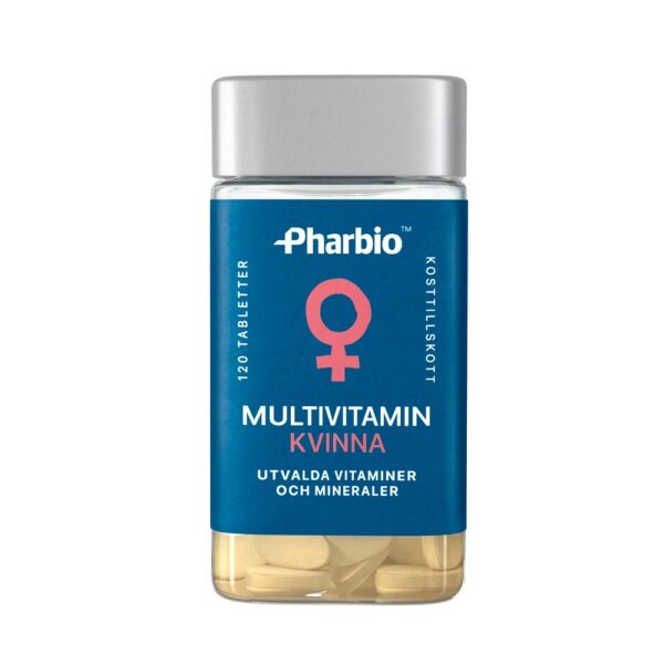 Pharbio multivitamin kvinna 120 tabletter