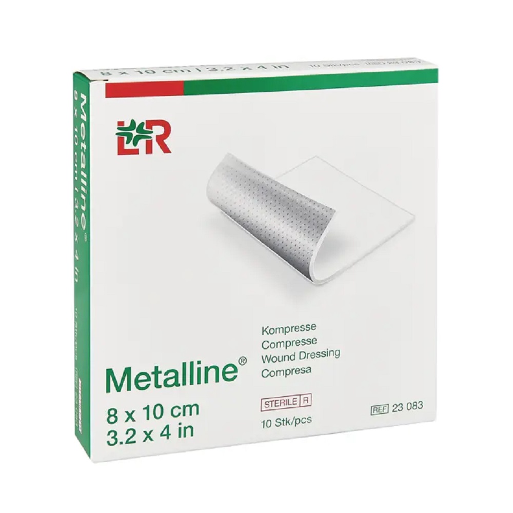 Lohmann & Rauscher Metalline Wound Dressings 8 x 10 cm 10x
