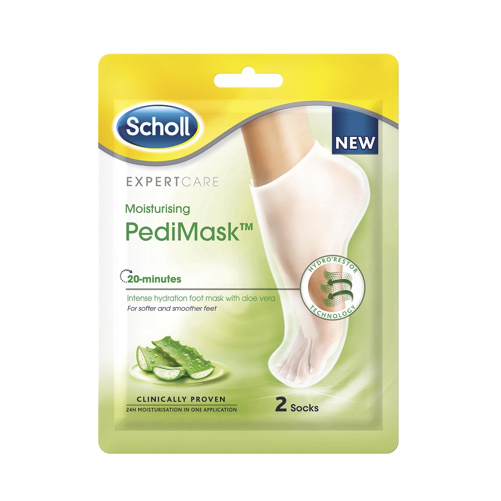 Scholl Moisturising PediMask Aloe Vera