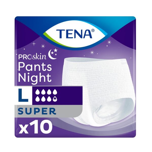 TENA ProSkin Pants Night Inkontinensbyxskydd L 10 st