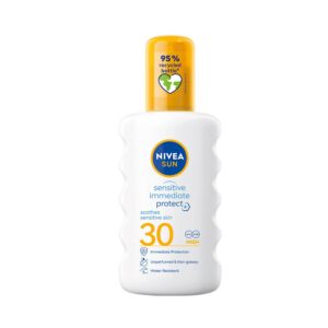 NIVEA SENSITIVE IMMEDIATE PROTECT SOOTHING SUN SPRAY SPF 30, 200 ml