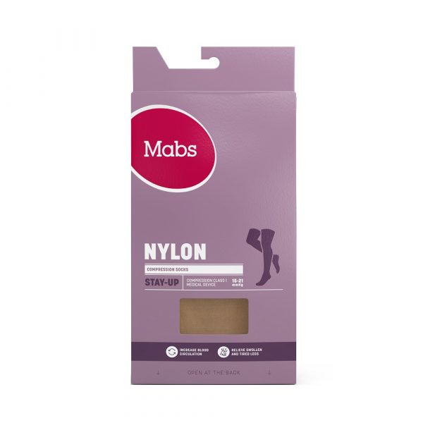 Mabs Nylon Stay-Up Tan M