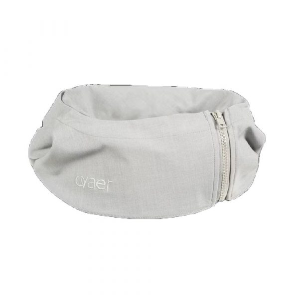 Ovaer nackkudde med huva MISTY GREY