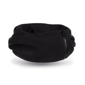 Ovaer nackkudde med huva PITCH BLACK
