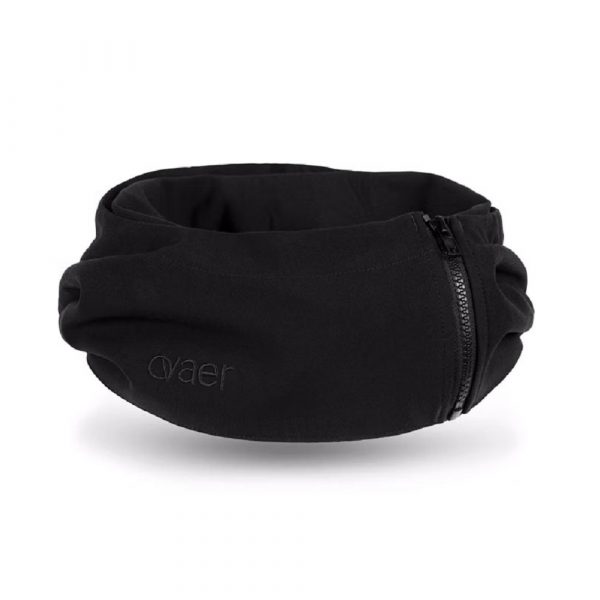 Ovaer nackkudde med huva PITCH BLACK