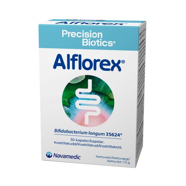 Alflorex – med bakteriestam 35624, 30 kapslar