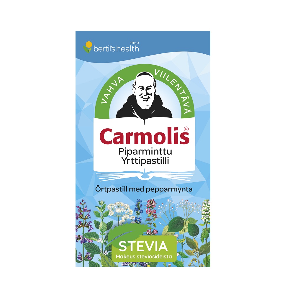Carmolis Örtpastill med stark mint 45 g