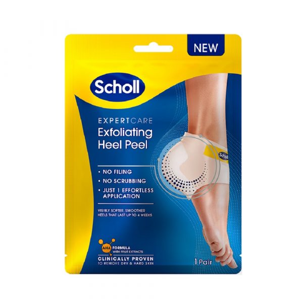 Scholl Vårdande och exfolierande hälpeelingmask 1 par
