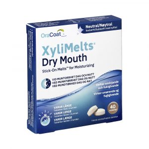 Xylimelts Dry Mouth Neutral 40 tabletter