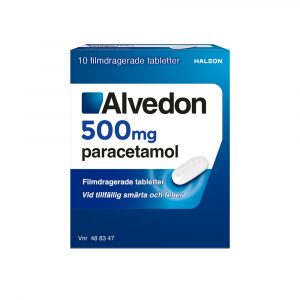 Alvedon 500 mg 10 filmdragerade tabletter