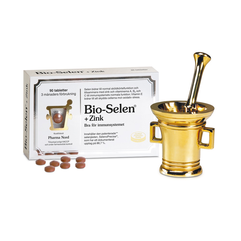 Pharma Nord Bio-Selen + Zink 90 tabletter