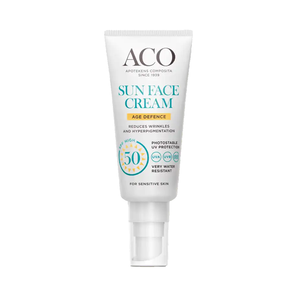 ACO SUN FACE CREAM AGE DEFENCE SPF 50, 40 ml