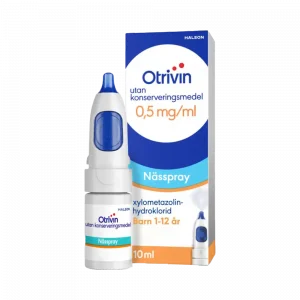 Otrivin 0,5 mg/ml utan konserveringsmedel Nässpray 10 ml Ny