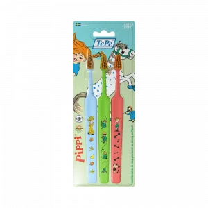 TePe Kids Pippi Extra Soft Tandborste 3 st